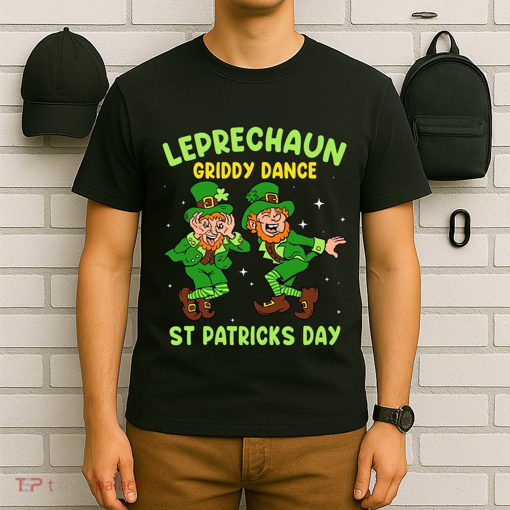 Leprechaun Dance St Patricks Day Funny Irish T-Shirt