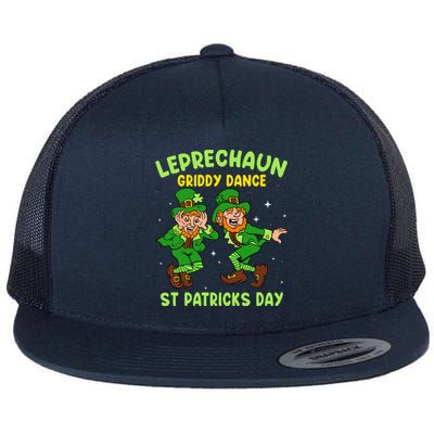 Leprechaun Dance St Patricks Day Funny Irish Flat Bill Trucker Hat