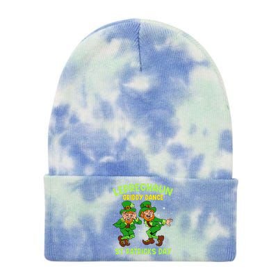 Leprechaun Dance St Patricks Day Funny Irish Tie Dye 12in Knit Beanie