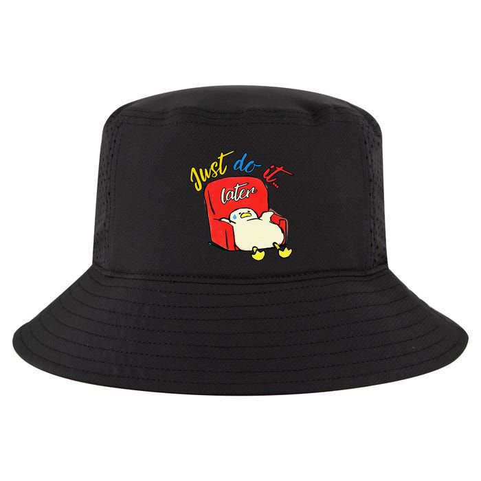 Lazy Duck Sit On The Sofa Do It Later Cool Comfort Performance Bucket Hat