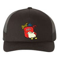 Lazy Duck Sit On The Sofa Do It Later Yupoong Adult 5-Panel Trucker Hat