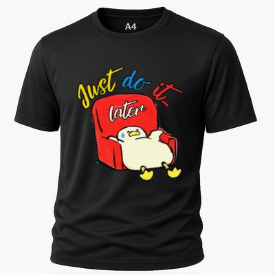 Lazy Duck Sit On The Sofa Do It Later Performance Shirt