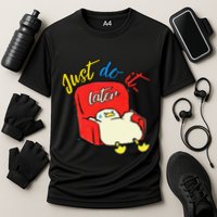 Lazy Duck Sit On The Sofa Do It Later Performance Shirt