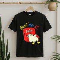 Lazy Duck Sit On The Sofa Do It Later T-Shirt