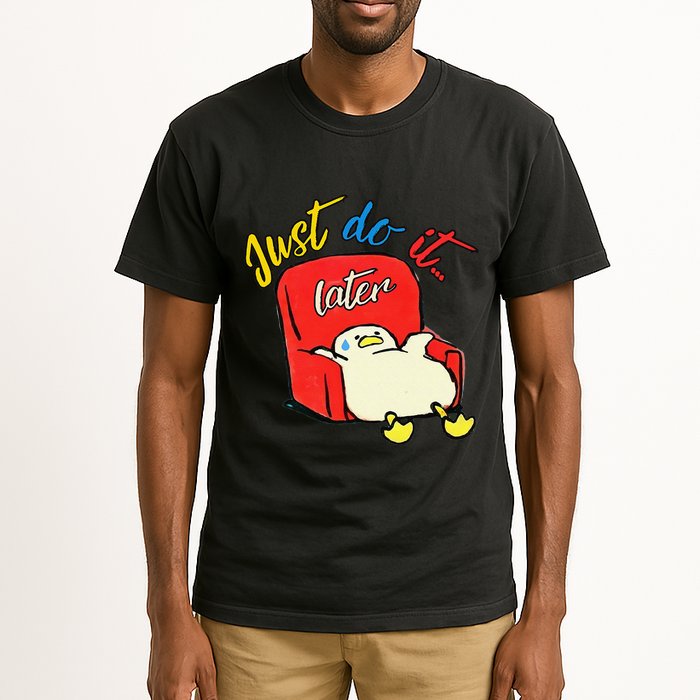 Lazy Duck Sit On The Sofa Do It Later Tall T-Shirt