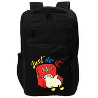Lazy Duck Sit On The Sofa Do It Later Impact Tech Backpack