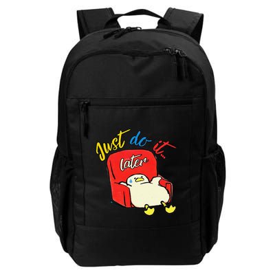Lazy Duck Sit On The Sofa Do It Later Daily Commute Backpack