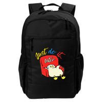 Lazy Duck Sit On The Sofa Do It Later Backpack