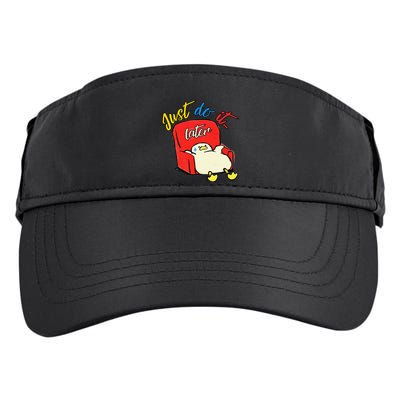 Lazy Duck Sit On The Sofa Do It Later Adult Drive Performance Visor