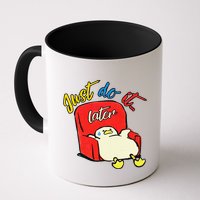 Lazy Duck Sit On The Sofa Do It Later Coffee Mug