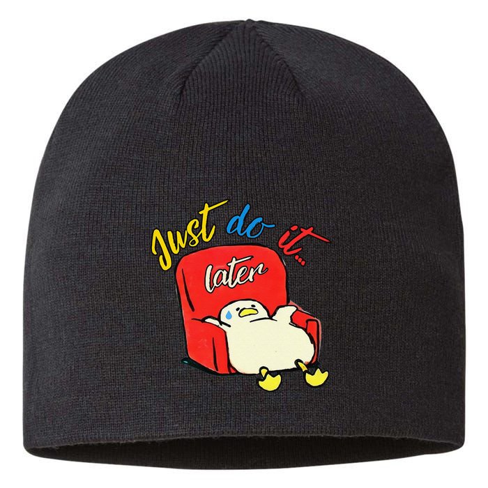 Lazy Duck Sit On The Sofa Do It Later Sustainable Beanie