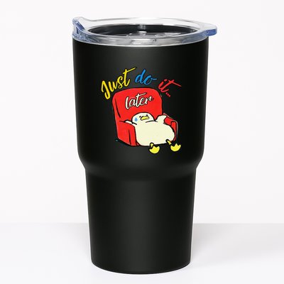 Lazy Duck Sit On The Sofa Do It Later Tumbler