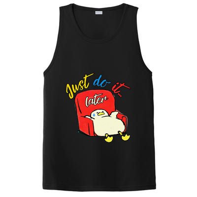 Lazy Duck Sit On The Sofa Do It Later PosiCharge Competitor Tank
