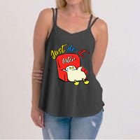 Lazy Duck Sit On The Sofa Do It Later Women's Strappy Tank