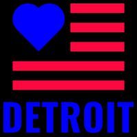 Love Detroit Simple Flag Type Mug