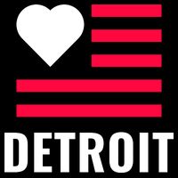 Love Detroit Simple Flag Type Women's Perfect Tri Rocker Tank