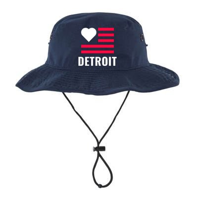 Love Detroit Simple Flag Type Legacy Cool Fit Booney Bucket Hat