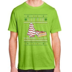 Littie Debbie Slut Funny Christmas Tree Cakes Xmas Adult ChromaSoft Performance T-Shirt