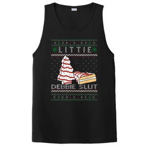 Littie Debbie Slut Funny Christmas Tree Cakes Xmas PosiCharge Competitor Tank