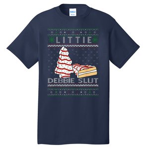 Littie Debbie Slut Funny Christmas Tree Cakes Xmas Tall T-Shirt