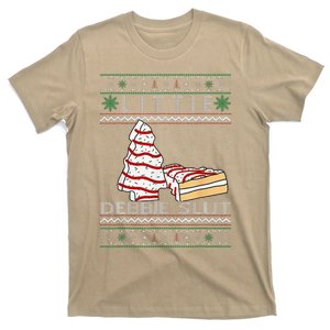 Littie Debbie Slut Funny Christmas Tree Cakes Xmas T-Shirt