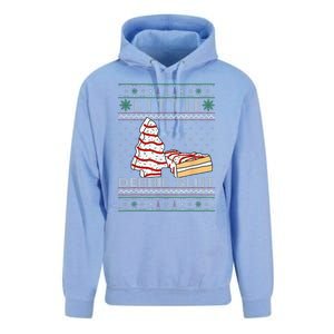 Littie Debbie Slut Funny Christmas Tree Cakes Xmas Unisex Surf Hoodie