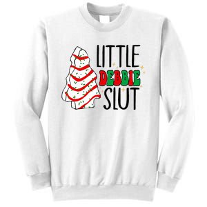 Littie Debbie Slut Funny Christmas Tree Cakes Xmas  Sweatshirt