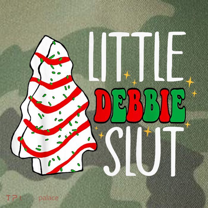 Littie Debbie Slut Funny Christmas Tree Cakes Xmas Black Legacy Tie Dye Trucker Hat