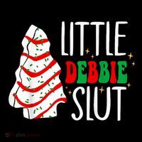 Littie Debbie Slut Funny Christmas Tree Cakes Xmas Black Sustainable Bucket Hat
