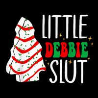 Littie Debbie Slut Funny Christmas Tree Cakes Xmas Black Short Acrylic Beanie