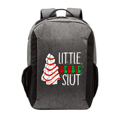 Littie Debbie Slut Funny Christmas Tree Cakes Xmas Black Vector Backpack