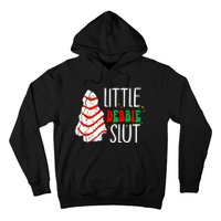 Littie Debbie Slut Funny Christmas Tree Cakes Xmas Black Hoodie