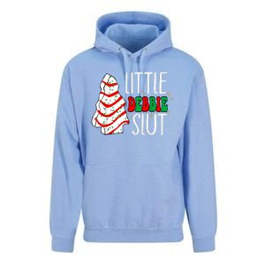 Littie Debbie Slut Funny Christmas Tree Cakes Xmas Black Unisex Surf Hoodie