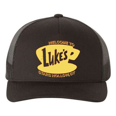 LukeS Diner Stars Hollow Yupoong Adult 5-Panel Trucker Hat