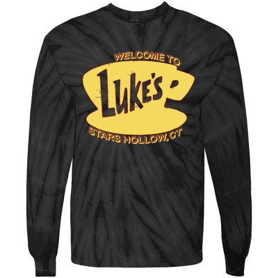 LukeS Diner Stars Hollow Tie-Dye Long Sleeve Shirt