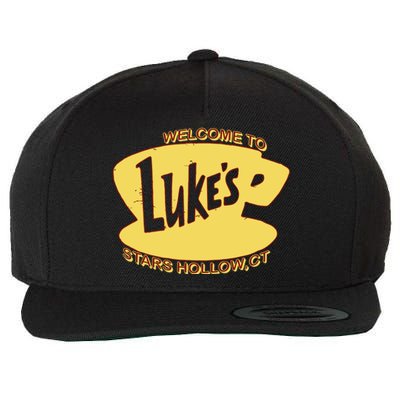 LukeS Diner Stars Hollow Wool Snapback Cap