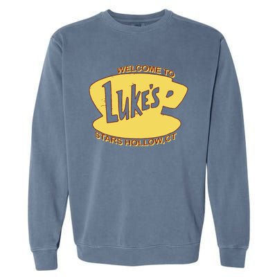 LukeS Diner Stars Hollow Garment-Dyed Sweatshirt