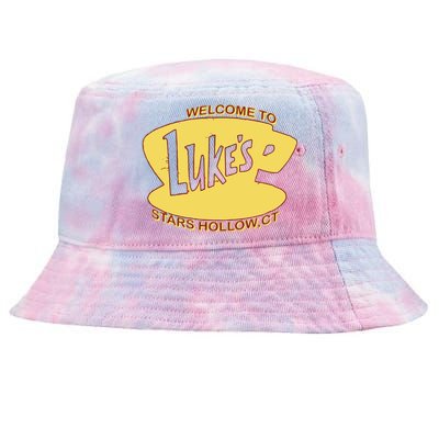 LukeS Diner Stars Hollow Tie-Dyed Bucket Hat