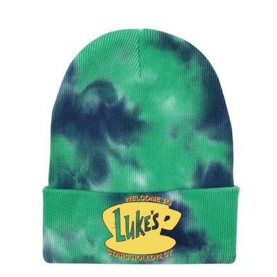 LukeS Diner Stars Hollow Tie Dye 12in Knit Beanie