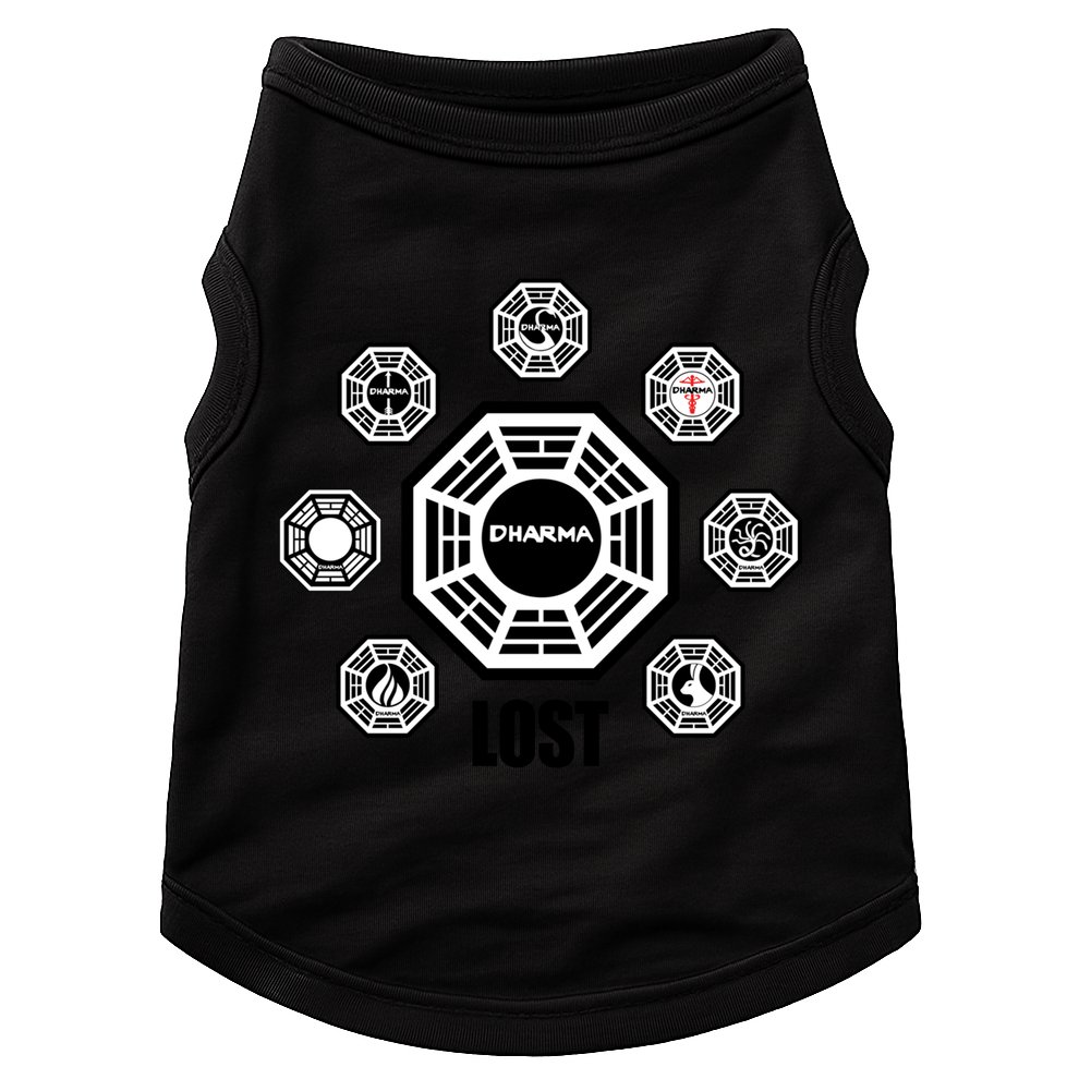 Lost Dharma Station Logos Gift Doggie Tank