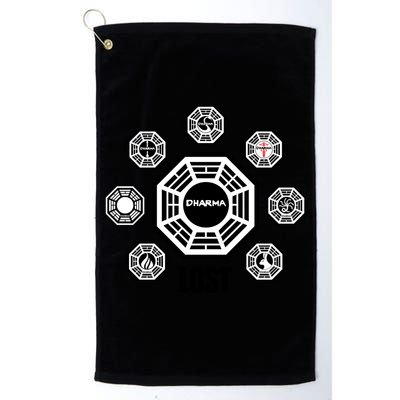 Lost Dharma Station Logos Gift Golf Towel