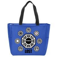 Lost Dharma Station Logos Gift Zip Tote Bag