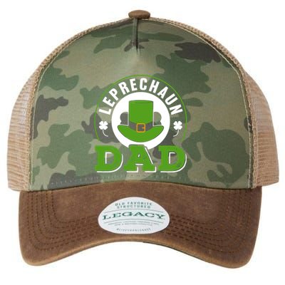 Leprechaun Dad Shamrock St Patricks Day Irish Ireland Father Cool Gift Legacy Tie Dye Trucker Hat