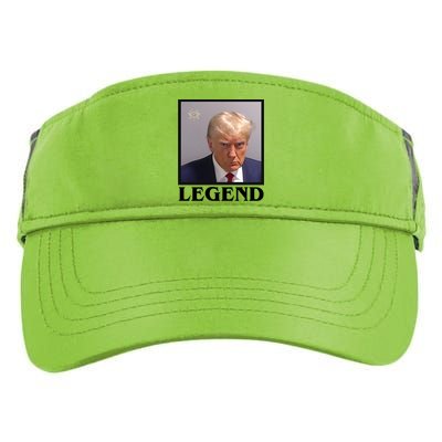 Legend Donald Trump Mugshot Pro Trump Adult Drive Performance Visor