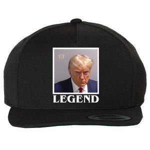 Legend Donald Trump Mugshot Pro Trump Wool Snapback Cap