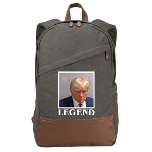 Legend Donald Trump Mugshot Pro Trump Cotton Canvas Backpack