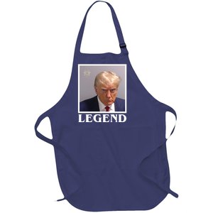 Legend Donald Trump Mugshot Pro Trump Full-Length Apron With Pockets