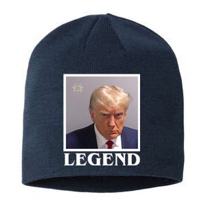 Legend Donald Trump Mugshot Pro Trump Sustainable Beanie