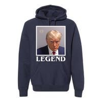 Legend Donald Trump Mugshot Pro Trump Premium Hoodie