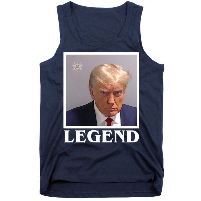 Legend Donald Trump Mugshot Pro Trump Tank Top